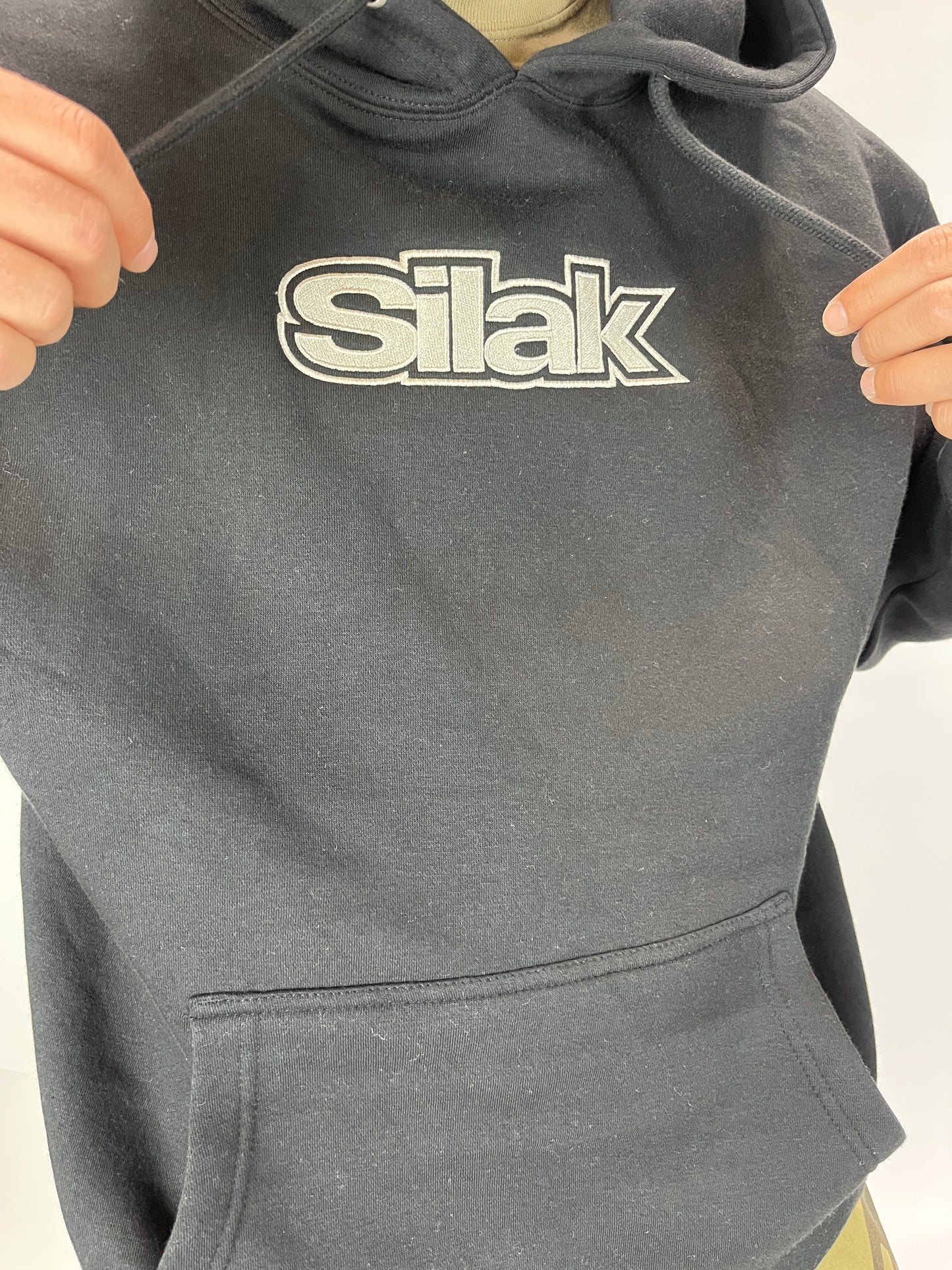 BLACK/SILVER HOODIE