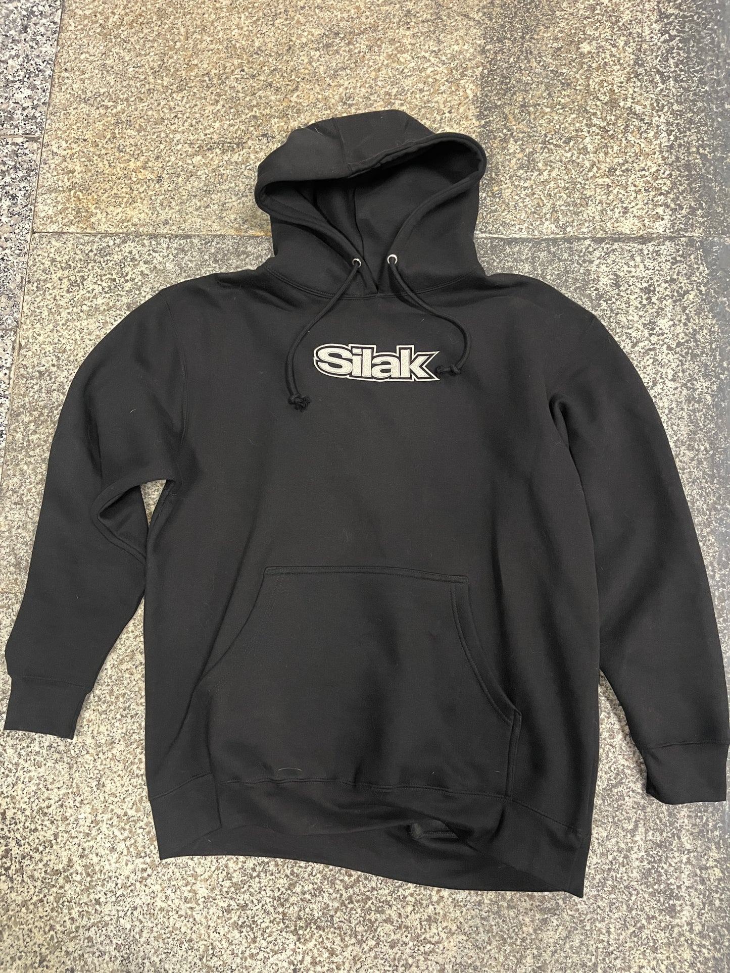 BLACK/SILVER HOODIE