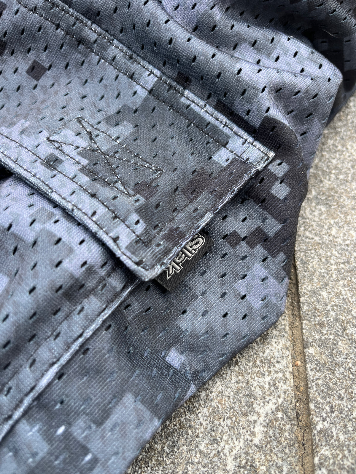 "GLITCH" Mesh Cargo Pant
